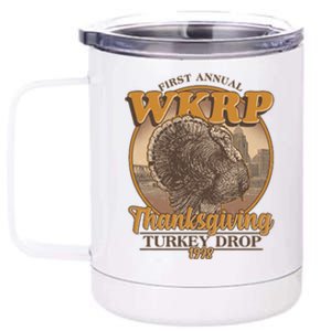 WKRP Turkey Drop 1978 12 oz Stainless Steel Tumbler Cup