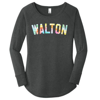 Walton Tie Dye Honored Walton 2024 Tiedye Warmups Women's Perfect Tri Tunic Long Sleeve Shirt