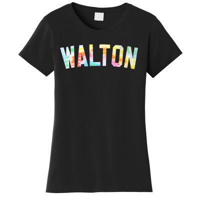 Walton Tie Dye Honored Walton 2024 Tiedye Warmups Women's T-Shirt