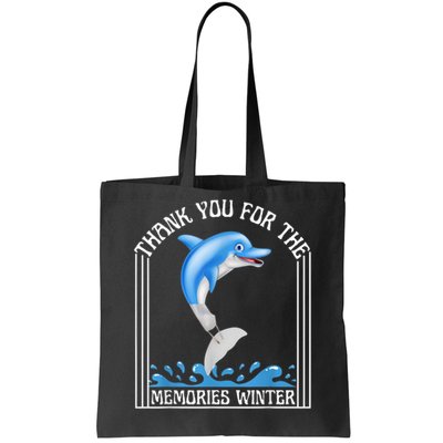 Winter The Dolphin Winter The Dolphin Tote Bag