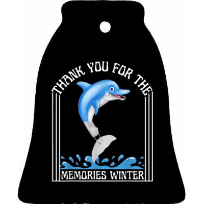 Winter The Dolphin Winter The Dolphin Ceramic Bell Ornament