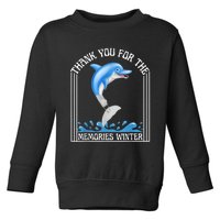 Winter The Dolphin Winter The Dolphin Toddler Sweatshirt