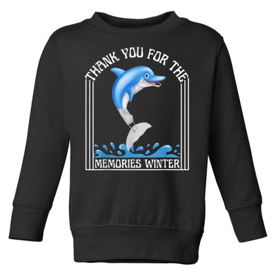 Winter The Dolphin Winter The Dolphin Toddler Sweatshirt