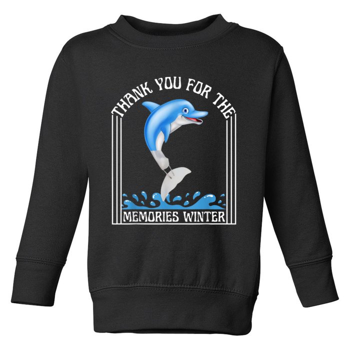 Winter The Dolphin Winter The Dolphin Toddler Sweatshirt