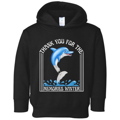 Winter The Dolphin Winter The Dolphin Toddler Hoodie