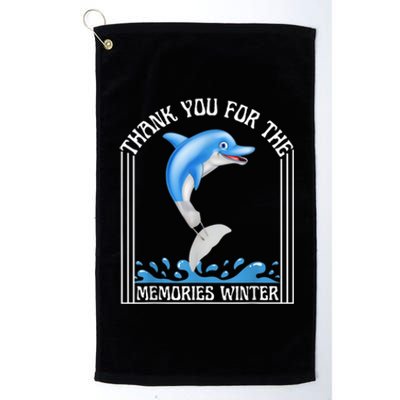 Winter The Dolphin Winter The Dolphin Platinum Collection Golf Towel