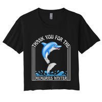 Winter The Dolphin Winter The Dolphin Women's Crop Top Tee