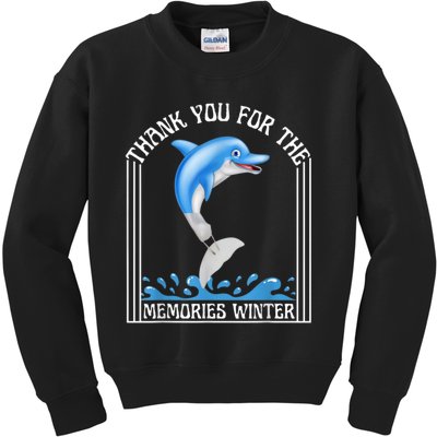 Winter The Dolphin Winter The Dolphin Kids Sweatshirt