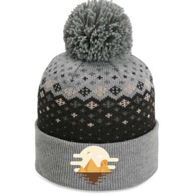 World Tourism Day Egypt Gift The Baniff Cuffed Pom Beanie