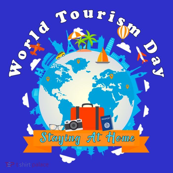 World Tourism Day Staying At Home Great Gift Baby Bodysuit