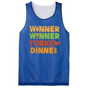 Winner Turkey Dinner Funny Thanksgiving Gamble Gambler Gift Great Gift Mesh Reversible Basketball Jersey Tank