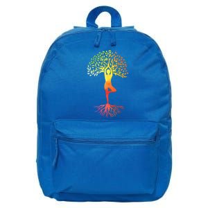 Wo Tie Dye Yoga Tree Of Life Yoga Zen Meditation Namaste Great Gift 16 in Basic Backpack