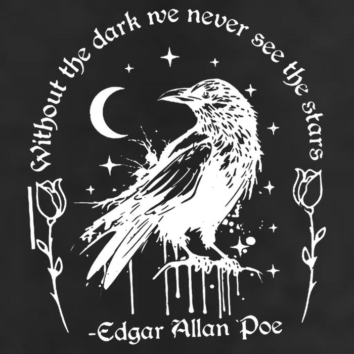 Without The Dark We Never See The Stars Teacher Funny 7 Panel Mesh Trucker Snapback Hat