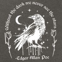 Without The Dark We Never See The Stars Teacher Funny Cotton Canvas Backpack