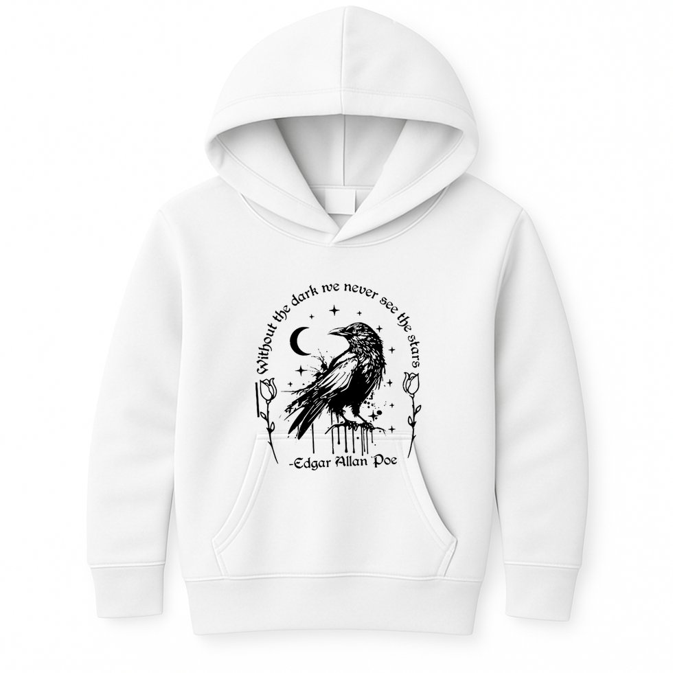 Without The Dark We Never See The Stars Teacher Funny Kids Hoodie