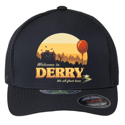 Welcome To Derry It Terror Movie Book Horror Killer Clown Flexfit Unipanel Trucker Cap