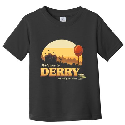 Welcome To Derry It Terror Movie Book Horror Killer Clown Toddler T-Shirt