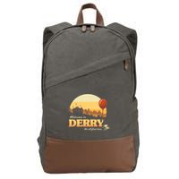 Welcome To Derry It Terror Movie Book Horror Killer Clown Cotton Canvas Backpack