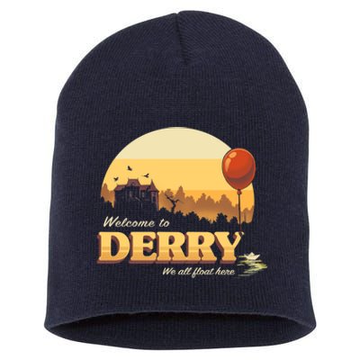 Welcome To Derry It Terror Movie Book Horror Killer Clown Short Acrylic Beanie