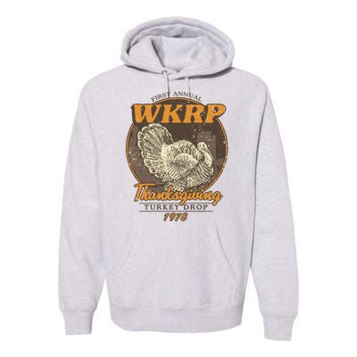 Wkrp Turkey Drop Premium Hoodie