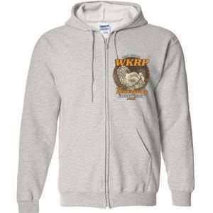 Wkrp Turkey Drop Full Zip Hoodie