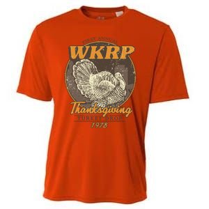 Wkrp Turkey Drop Cooling Performance Crew T-Shirt