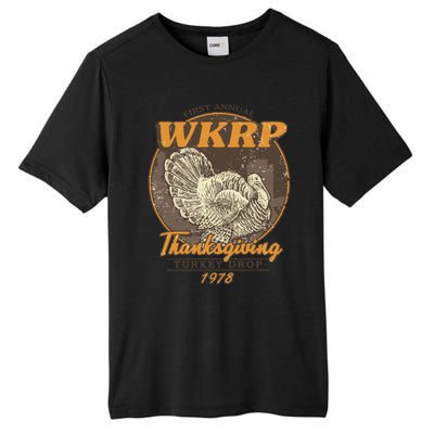 Wkrp Turkey Drop Tall Fusion ChromaSoft Performance T-Shirt