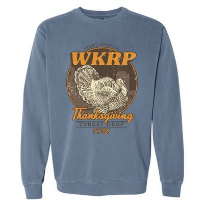 Wkrp Turkey Drop Garment-Dyed Sweatshirt