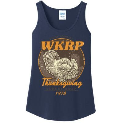 Wkrp Turkey Drop Ladies Essential Tank