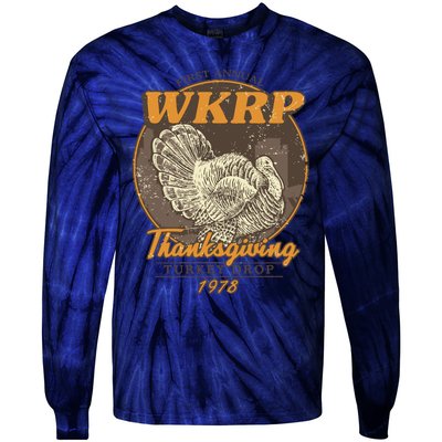 Wkrp Turkey Drop Tie-Dye Long Sleeve Shirt