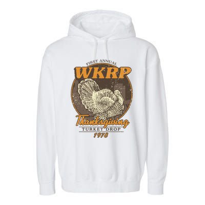 Wkrp Turkey Drop Garment-Dyed Fleece Hoodie