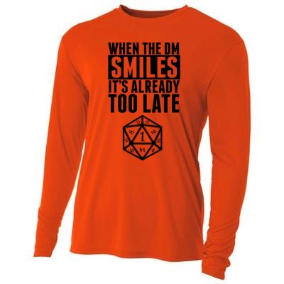 When The Dm Smiles.. It&X27;S Already Too Late Cooling Performance Long Sleeve Crew