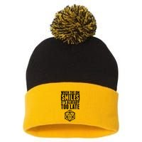 When The Dm Smiles.. It&X27;S Already Too Late Pom Pom 12in Knit Beanie