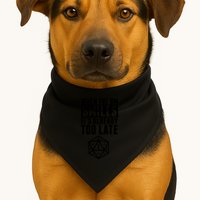 When The Dm Smiles.. It&X27;S Already Too Late USA-Made Doggie Bandana