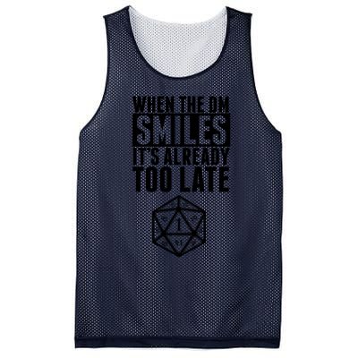 When The Dm Smiles.. It&X27;S Already Too Late Mesh Reversible Basketball Jersey Tank