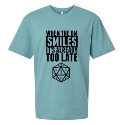 When The Dm Smiles.. It&X27;S Already Too Late Sueded Cloud Jersey T-Shirt