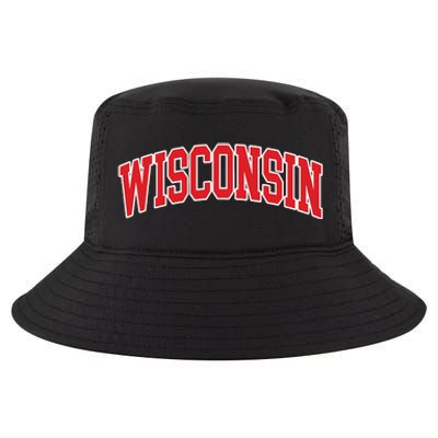 Wisconsin Throwback Design Classic Cool Comfort Performance Bucket Hat