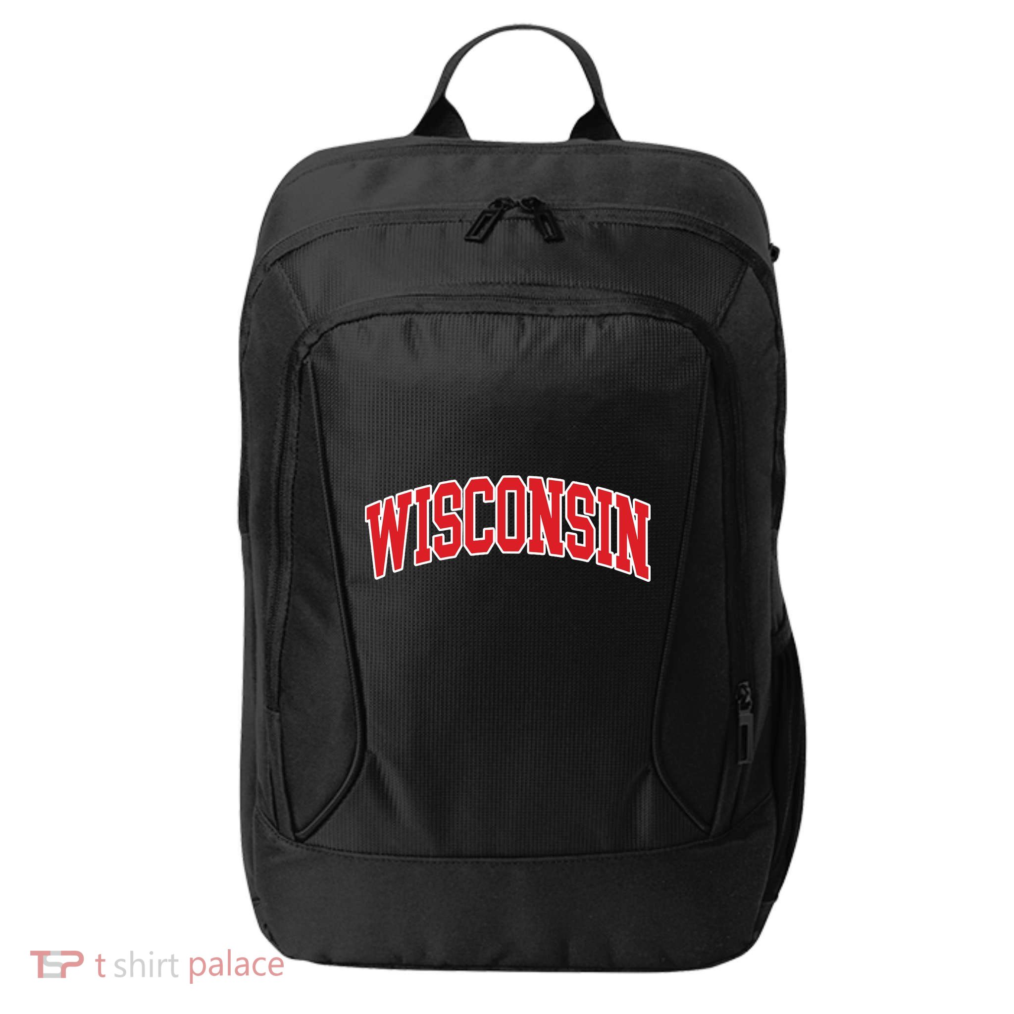 Wisconsin Throwback Design Classic City Backpack