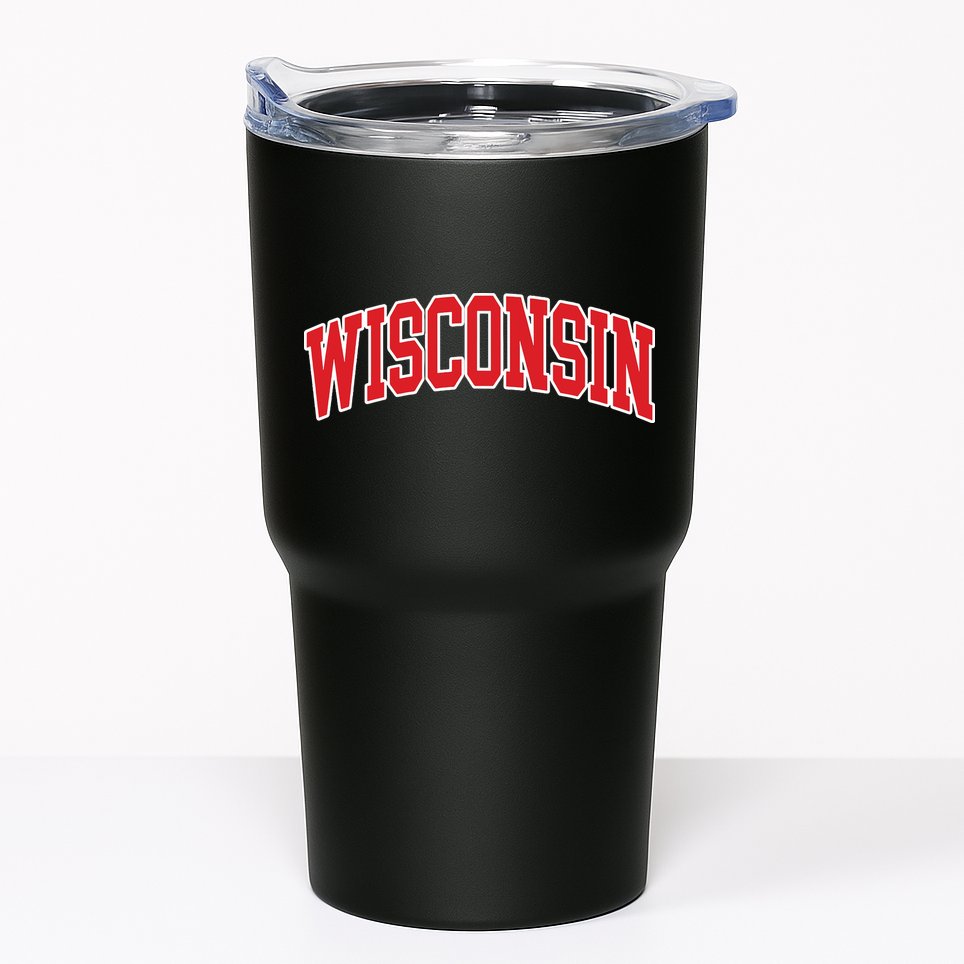 Wisconsin Throwback Design Classic Tumbler