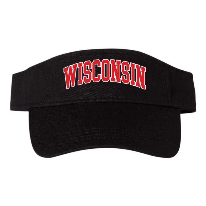 Wisconsin Throwback Design Classic Valucap Bio-Washed Visor