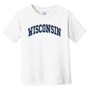 Wisconsin Throwback Design Classic Toddler T-Shirt