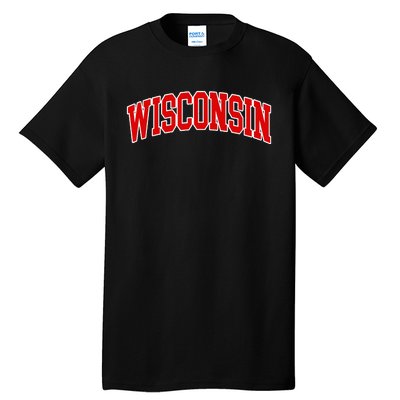 Wisconsin Throwback Design Classic Tall T-Shirt