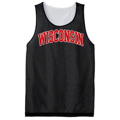 Wisconsin Throwback Design Classic Mesh Reversible Basketball Jersey Tank