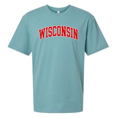 Wisconsin Throwback Design Classic Sueded Cloud Jersey T-Shirt