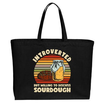 Willing To Discuss Sourdough Bread Baking Sourdough Cotton Canvas Jumbo Tote