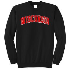 Wisconsin Throwback Design Classic Sweatshirt