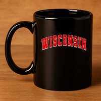 Wisconsin Throwback Design Classic 11oz C Handle Ceramic Mug