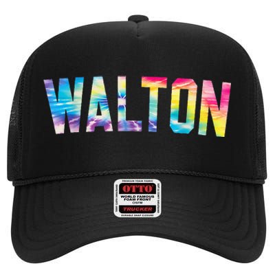 Walton Tie Dye High Crown Mesh Back Trucker Hat