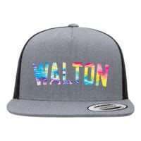 Walton Tie Dye Flat Bill Trucker Hat