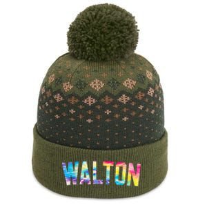 Walton Tie Dye The Baniff Cuffed Pom Beanie